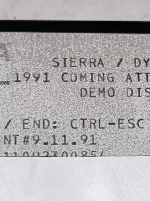 PC - Sierra Coming Attractions 1991