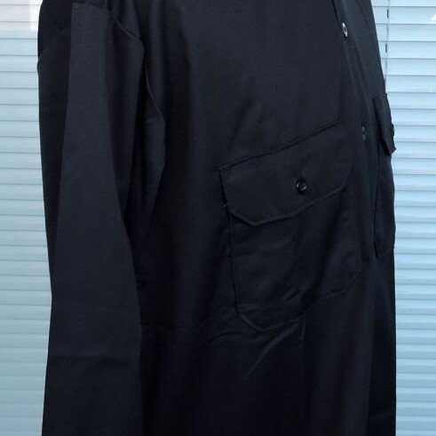 Dickies Mens Black Long Sleeve Shirt Size M-L like new
