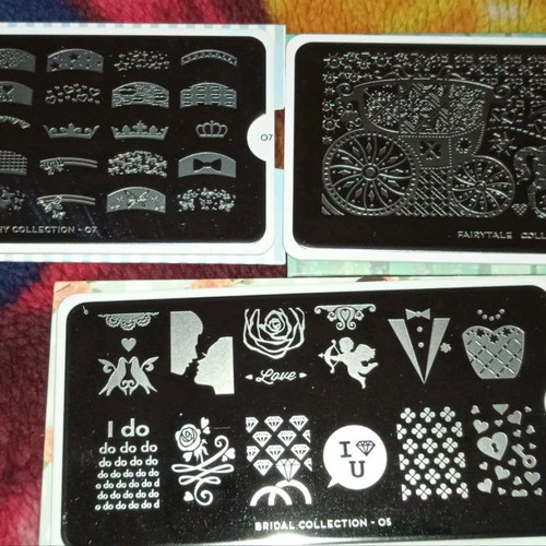MoYou London 2 nail stamping plates new