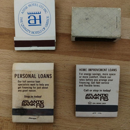 Matchboxes used, pack "Banks"