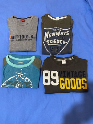 T-shirts and sweatshirts used, pack of 6, long-sleeve