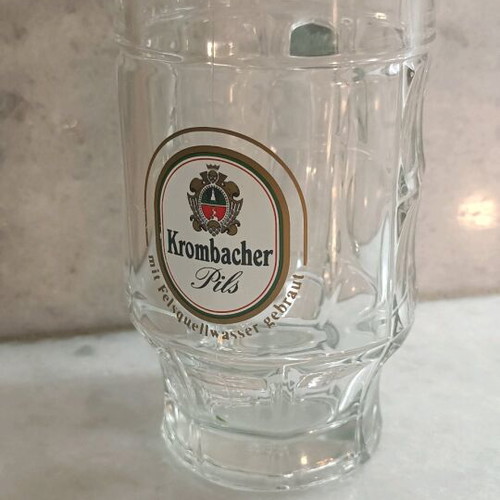 Krombacher Pils Beer Mug collector’s like new