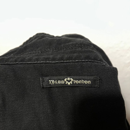 Denim overalls Miss Bonbon used, size M, black