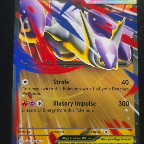 Pokemon Mega Latias ex 100/132 card new from Mega Evolutions 2025