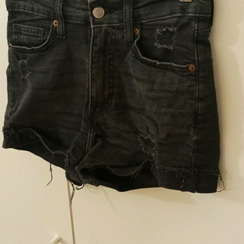 H&M shorts used, high waist, black, XS