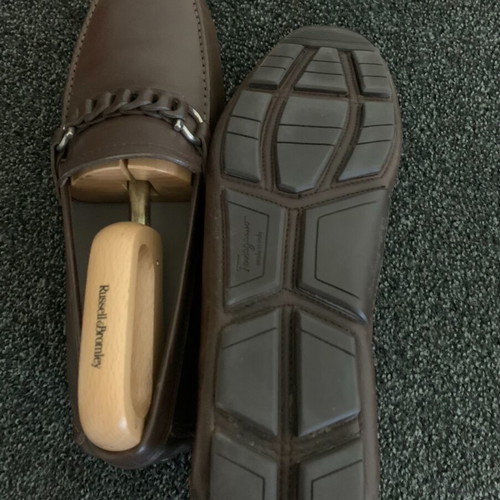 Ferragamo Loafers Men’s size 44 used, brown