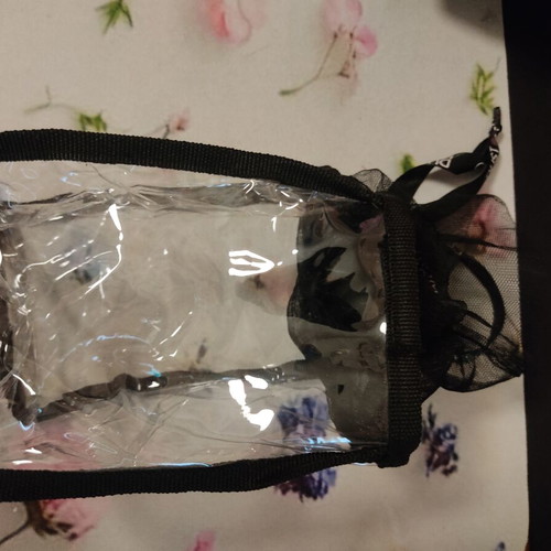Transparent Dust and Cream Toiletry Bag new