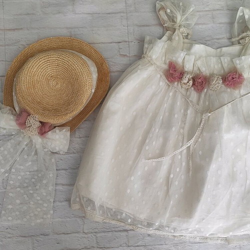 Baptism set for girl size 18-24 months like new