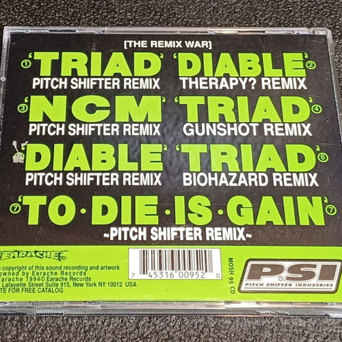 Pitch Shifter The Remix War CD used, industrial metal