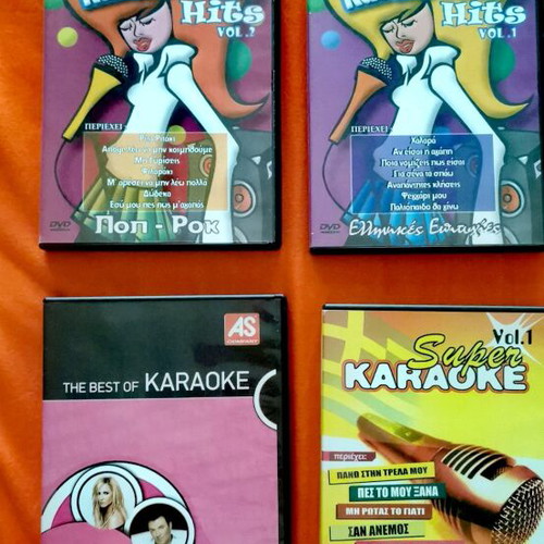 Karaoke 4 DVD like new, set