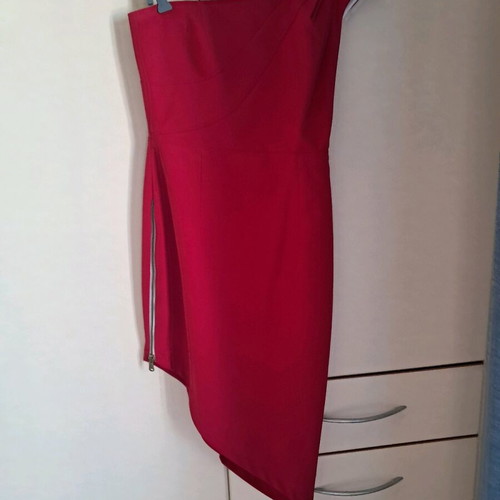 Valtadoros dress like new, asymmetric red, size Small