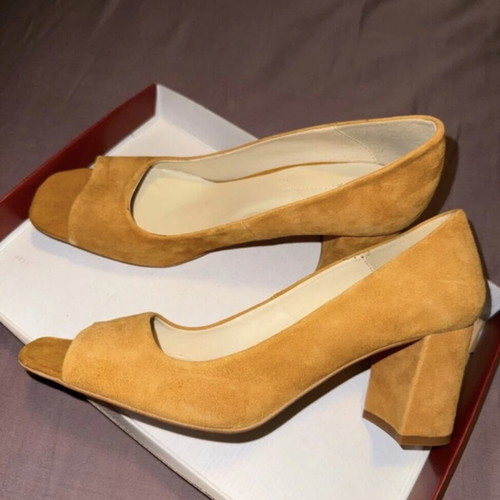 Zara heels size 39 like new, orange