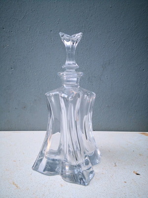 Bohemian crystal carafe like new