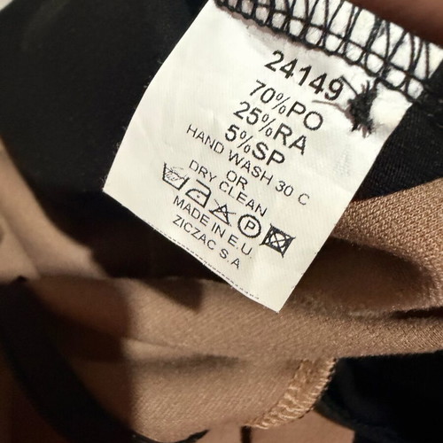 Midi dress Zic Zac like new, size M, black and beige
