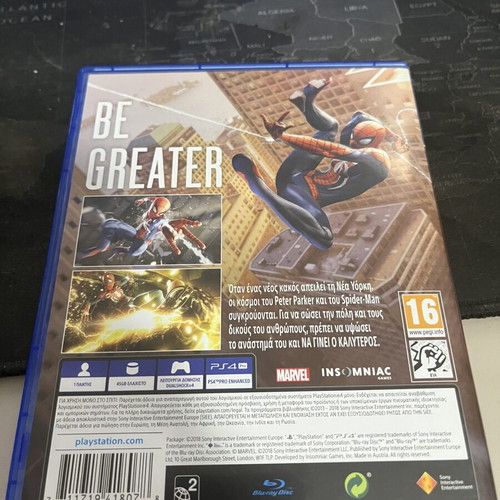 Marvel Spider-Man PS4 game