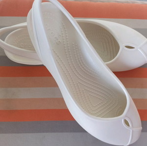 Crocs Olivia flats W10, EU 41-42 λευκά