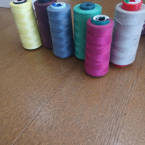 Coats thread cones set of 6 Rama Koralli Turkot like new