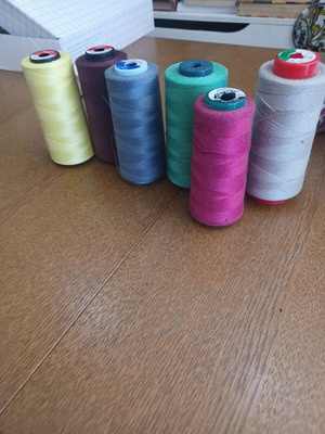 Coats thread cones set of 6 Rama Koralli Turkot like new