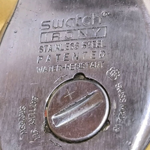 Swatch Irony 2007 watch used, silver