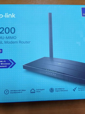 TP-Link Archer VR400 AC1200 VDSL/ADSL modem router