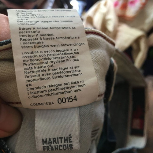 Vintage jeans Marithé & François Girbaud like new, size M, navy blue