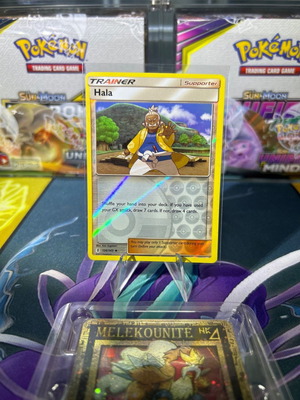 Pokemon card Hala reverse holo Guardians Rising 2017 νέα, με θήκη