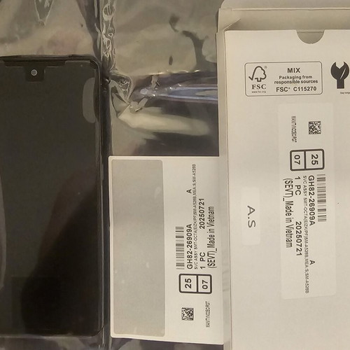 Samsung Galaxy A52s 5G Original Screen with Graphite Frame new