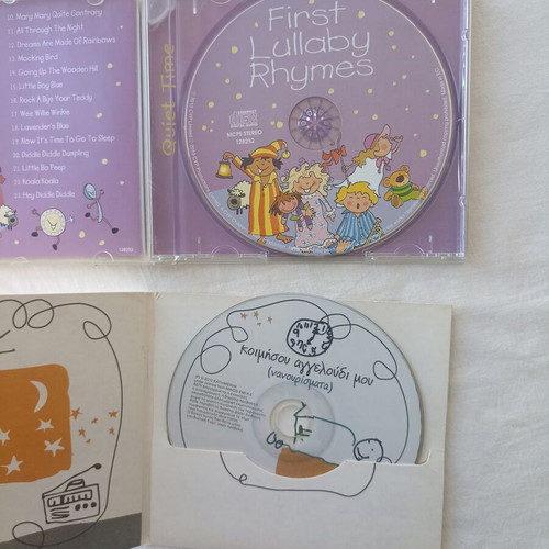 First Lullaby Rhymes CD with bonus Koimisou Aggeloudi Mou CD used