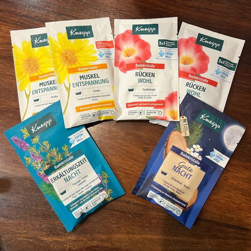 Kneipp Bath Salts new for relaxation and pain relief