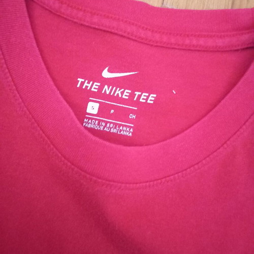 Nike short-sleeve shirt like new, red, size S