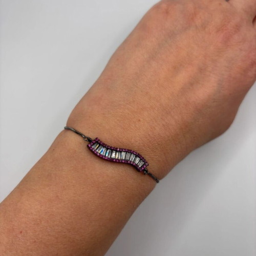 Bracelet with chain and strass like new