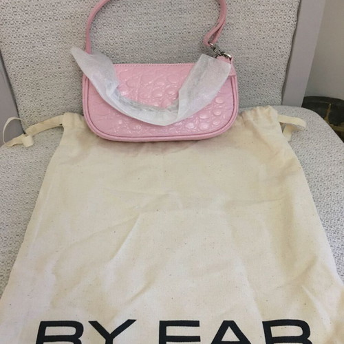 By Far Mini Rachel pink shoulder bag new