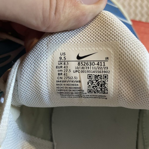 Nike Air Max Plus TN sneakers blue and white, size 43
