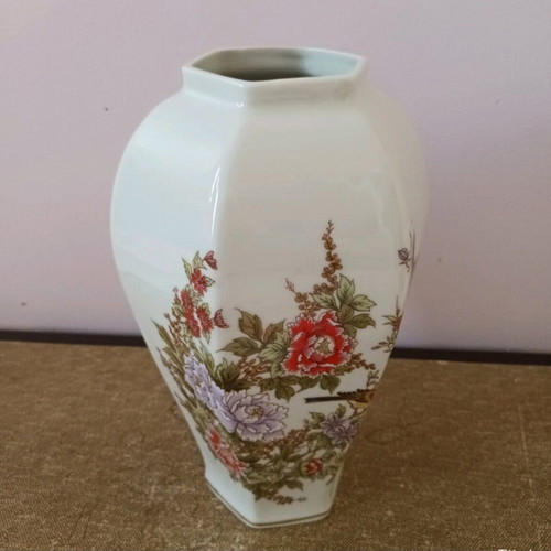 Masse Bavaria Porcelain vase used, 27 cm height, 7 cm width