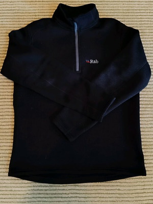 Rab fleece size L black like new