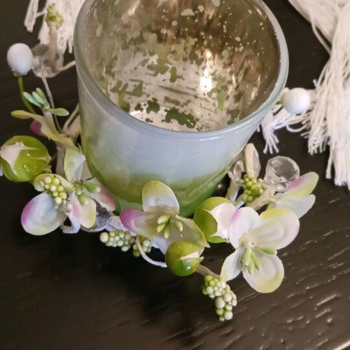 Reso Candle Holder like new with gift candle