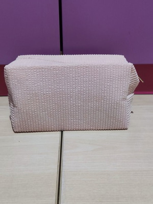 Tarte козметична чанта нова, розова от кадифе