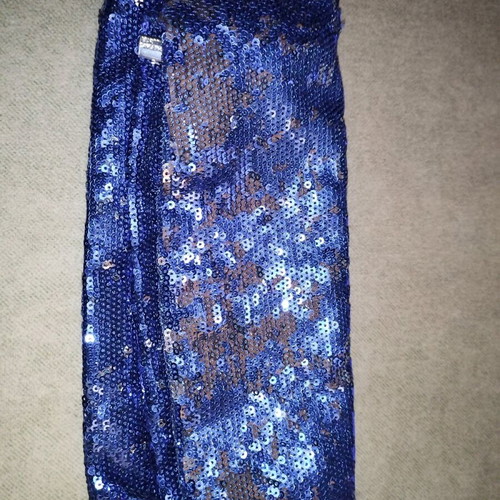 Benetton clutch bag blue hand-held like new, genuine