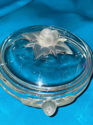 Glass vintage decorative piece used, vintage style
