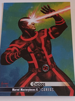 2024 Marvel Masterpieces XL Canvas #98 Cyclops New Collectible Card