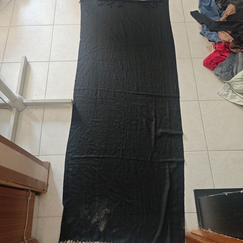 Black scarf large used