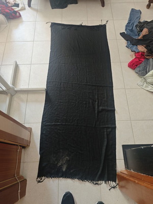 Black scarf large used
