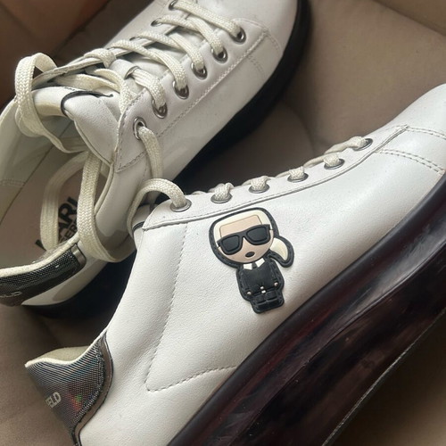 Karl Lagerfeld women's sneakers like new, size 39, white