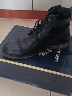 Giorgio Rinaldi leather boot black, size 41, like new