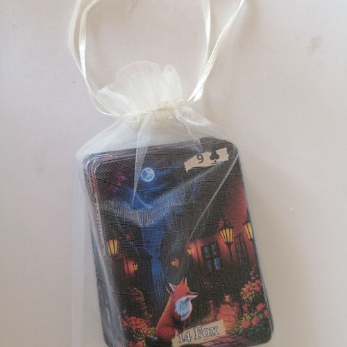 Midnight Lenormand deck handmade like new, unique designs