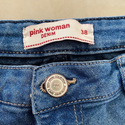 Denim shorts Pink Woman size 38 in very good condition