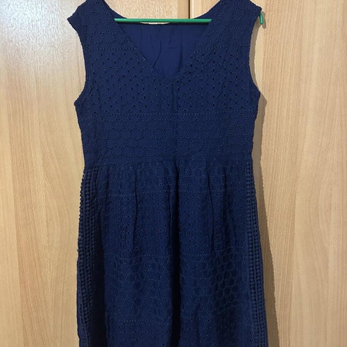 Φόρεμα mini Bershka κεντητό μέγεθος M σαν καινούργιο μπλε