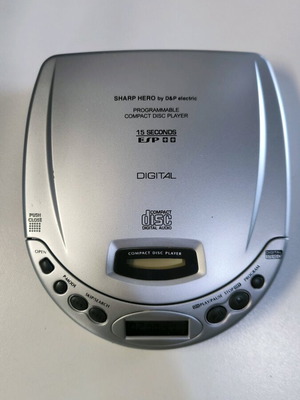 Sharp Hero CD-70A portable CD player used for repair or spare parts