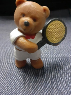 Wembley figure like new, Teddy in My Pocket tennis bear