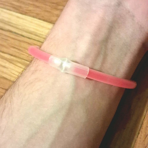 Plastic bracelet pink like new